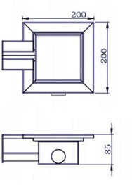 Štrbinový žľab vpust dvojsmerný 3