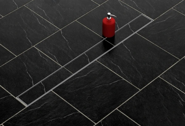 Sprchový žľab s bočným vývodom a bočným sifónom 50 - 120 cm PROLINE 1