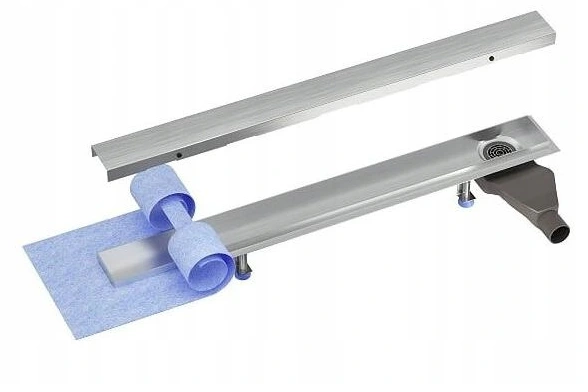 Sprchový žľab s bočným vývodom a bočným sifónom 50 - 120 cm PROLINE