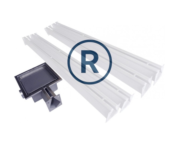 Štrbinový žľab vpust jednosmerný Pravý