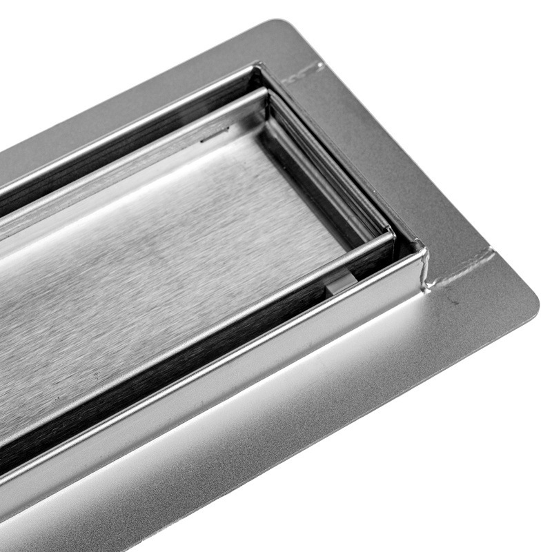 75 cm - sprchový podlahový žľab na kachličku 2v1 2