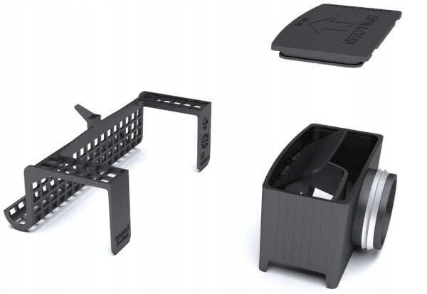 Protizanášací protizápachový sifón do sprchového žľabu 4