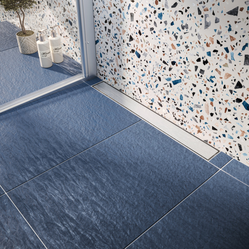 Prístenný sprchový žľab do sprchy ku stene PREMIUM PRO 60 - 120 cm 2