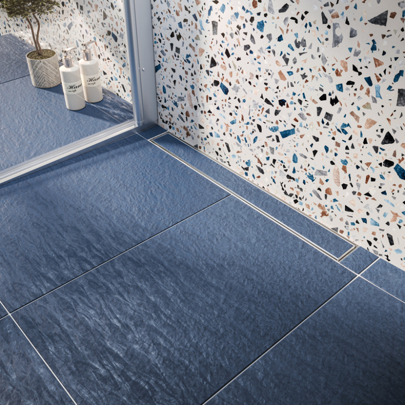 Prístenný sprchový žľab do sprchy ku stene PREMIUM PRO 60 - 120 cm 1